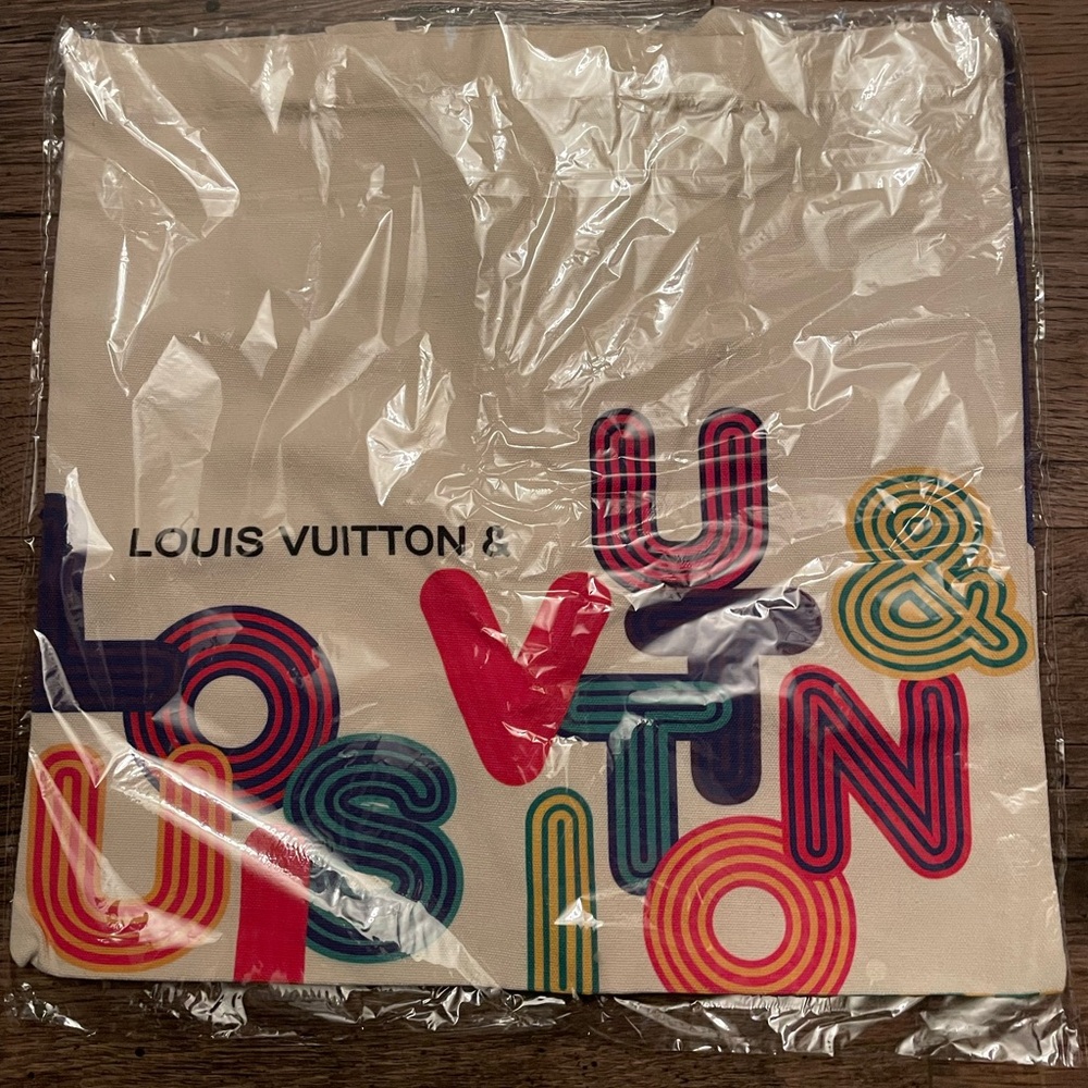 NEW Louis Vuitton Shenzhen Exhibition Limited Canvas Eco Tote Bag